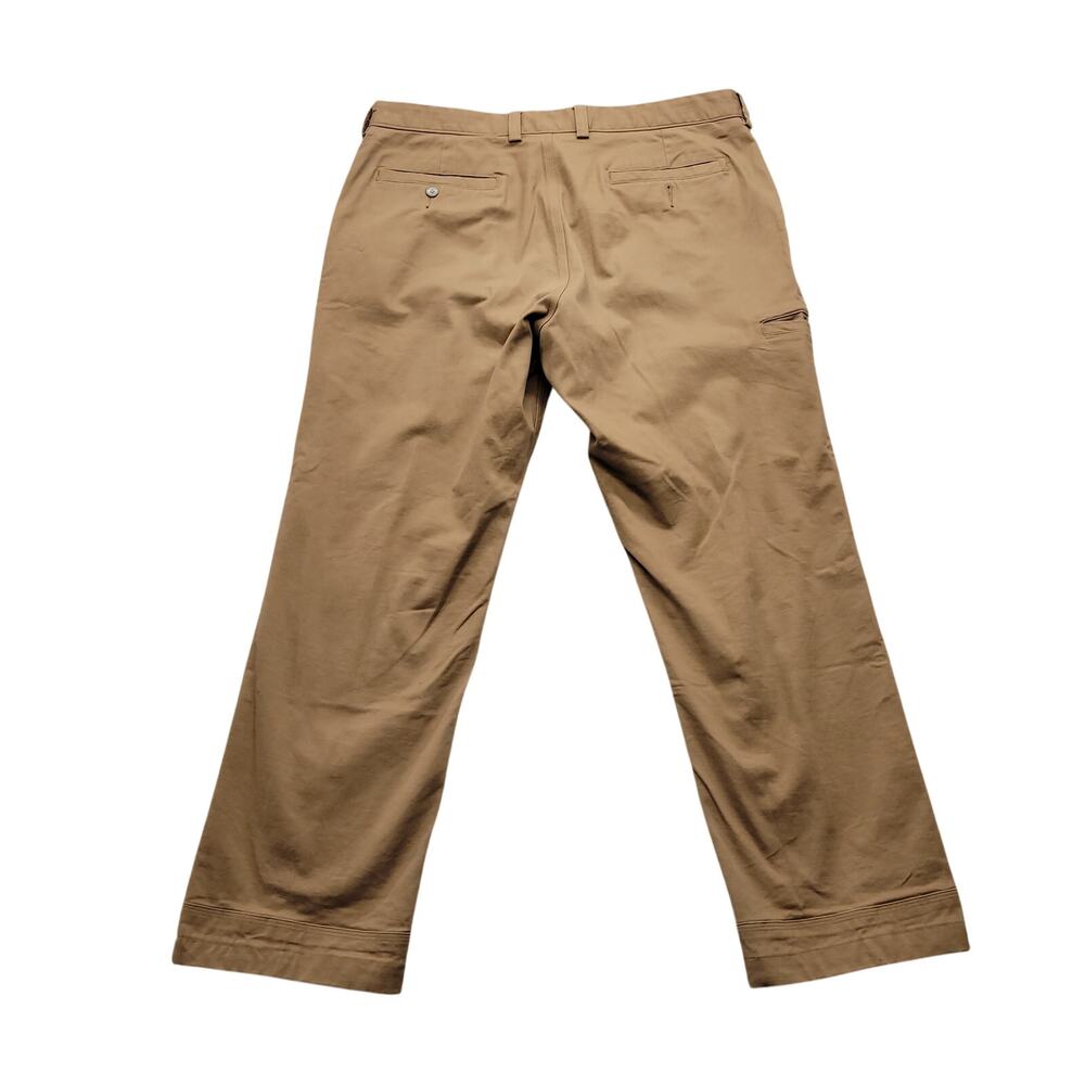 Duluth Trading Co Mens 36x30 Ballroom Khakis Tan Work Utility Pants Stretch - Picture 2 of 8